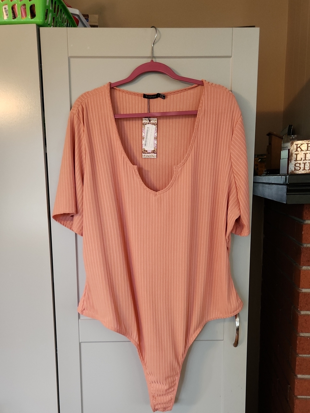 Boohoo Ribbed Body Suit